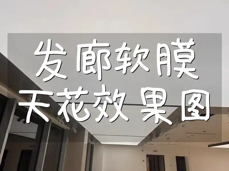 发廊软膜天花效果图
