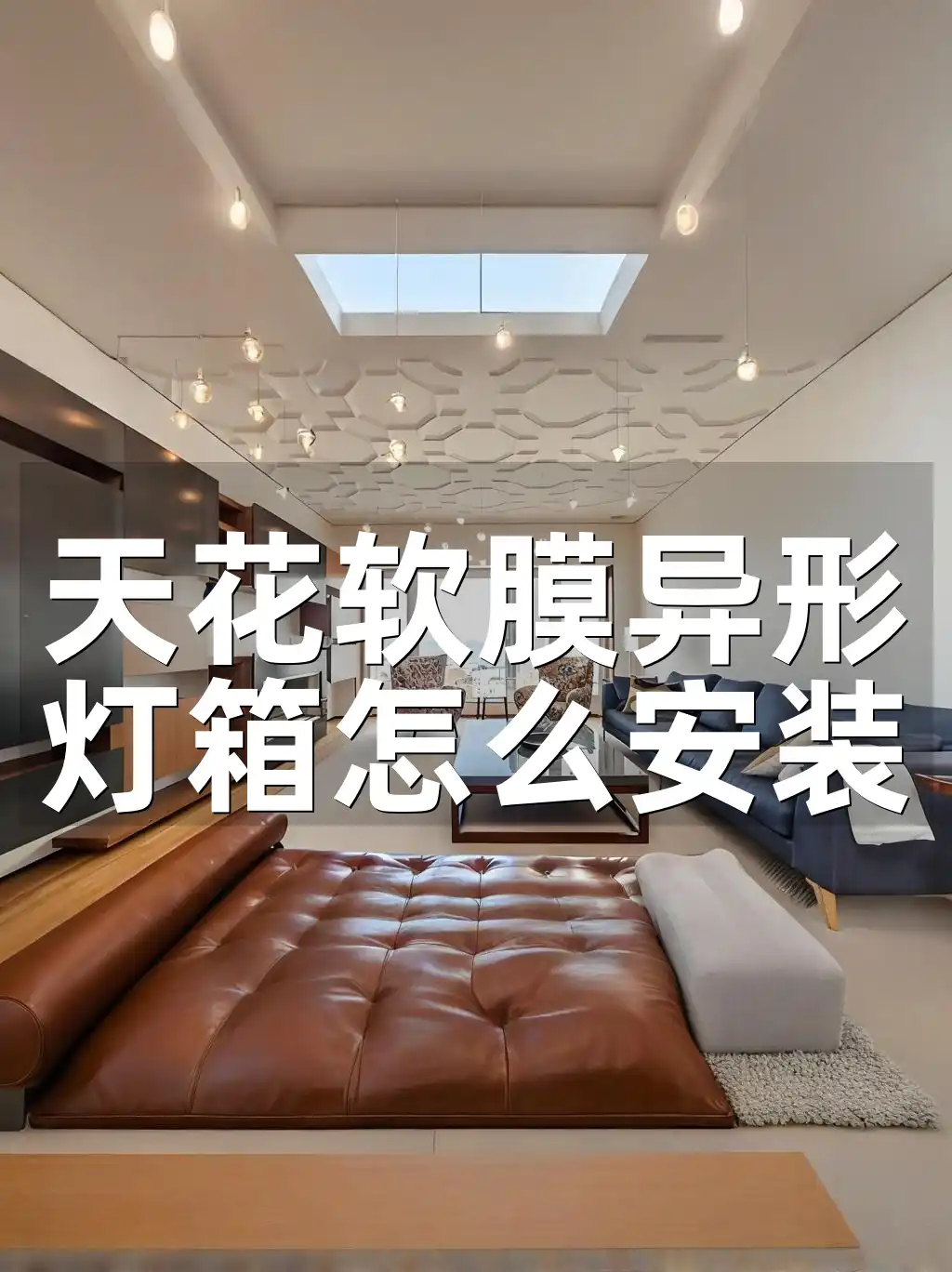 天花软膜异形灯箱怎么安装