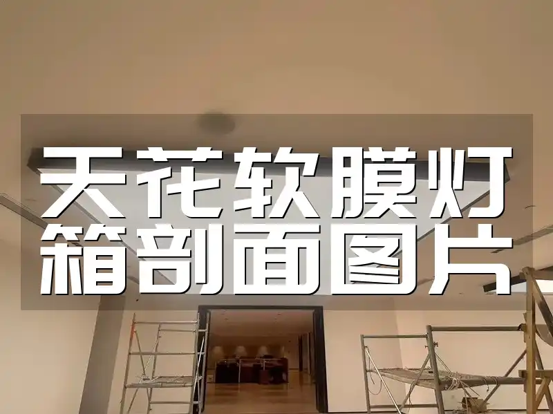 天花软膜灯箱剖面图片 天花软膜灯箱最新设计趋势与创新剖面图解赏析