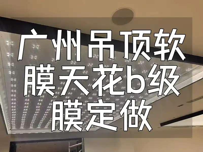 广州吊顶软膜天花b级膜定做 广州专业团队定制B级膜软膜天花吊顶 品质保证