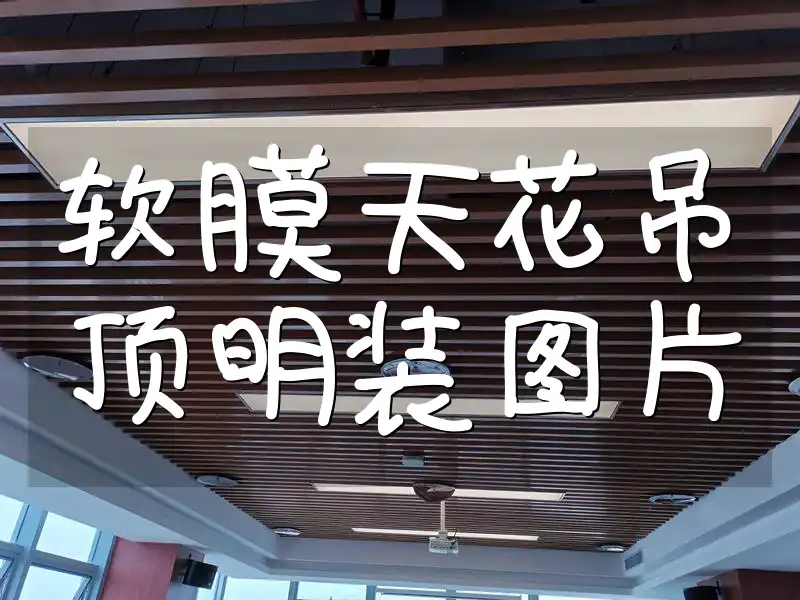 软膜天花吊顶明装图片