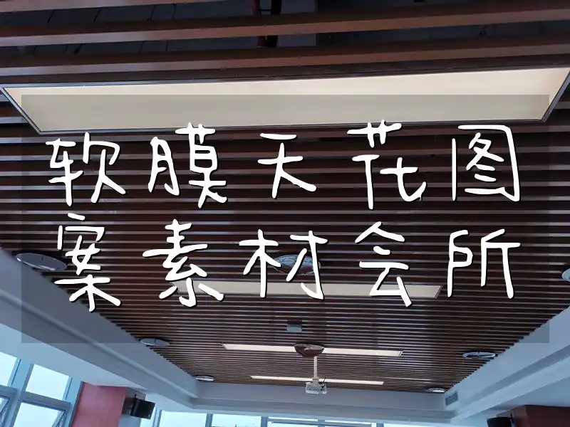 软膜天花图案素材会所